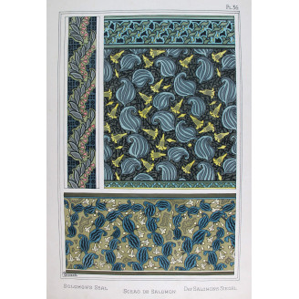 Solomon’s Seal – Eugène Grasset (1896) | Rare Botanical Art Nouveau Lithograph