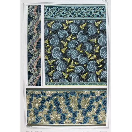 Solomon’s Seal –  E. Grasset –  Vintage Art Nouveau Prints