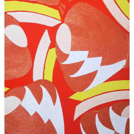 Original Pochoir – Séguy – Prismes – Plate 35 – Art Nouveau