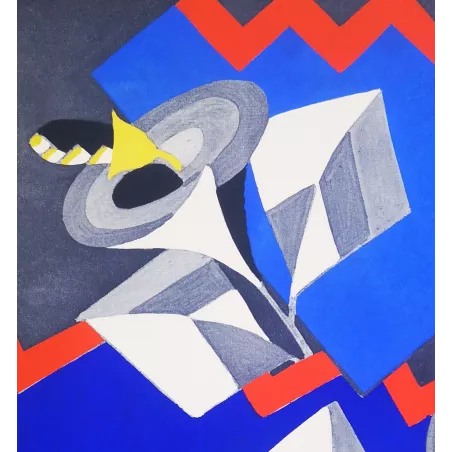 Séguy – Prismes – Plate 40– Art Nouveau – Original Pochoir