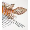 Antennata Lionfish (Pterois antennata)  Original hand-colored engraving by Pierre Antoine Prêtre, Antique Print