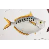 Ponyfish, Blefaride (*Equula scalara, Blefaride ciliata*)  Original hand-colored engraving by P. A. Prêtre, Antique Print
