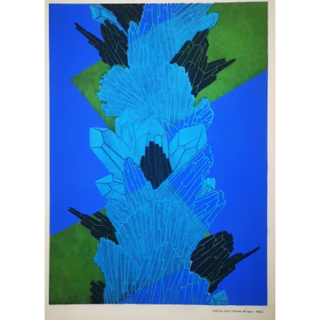 Original Pochoir Print – Emile Séguy – Prismes – Plate 06