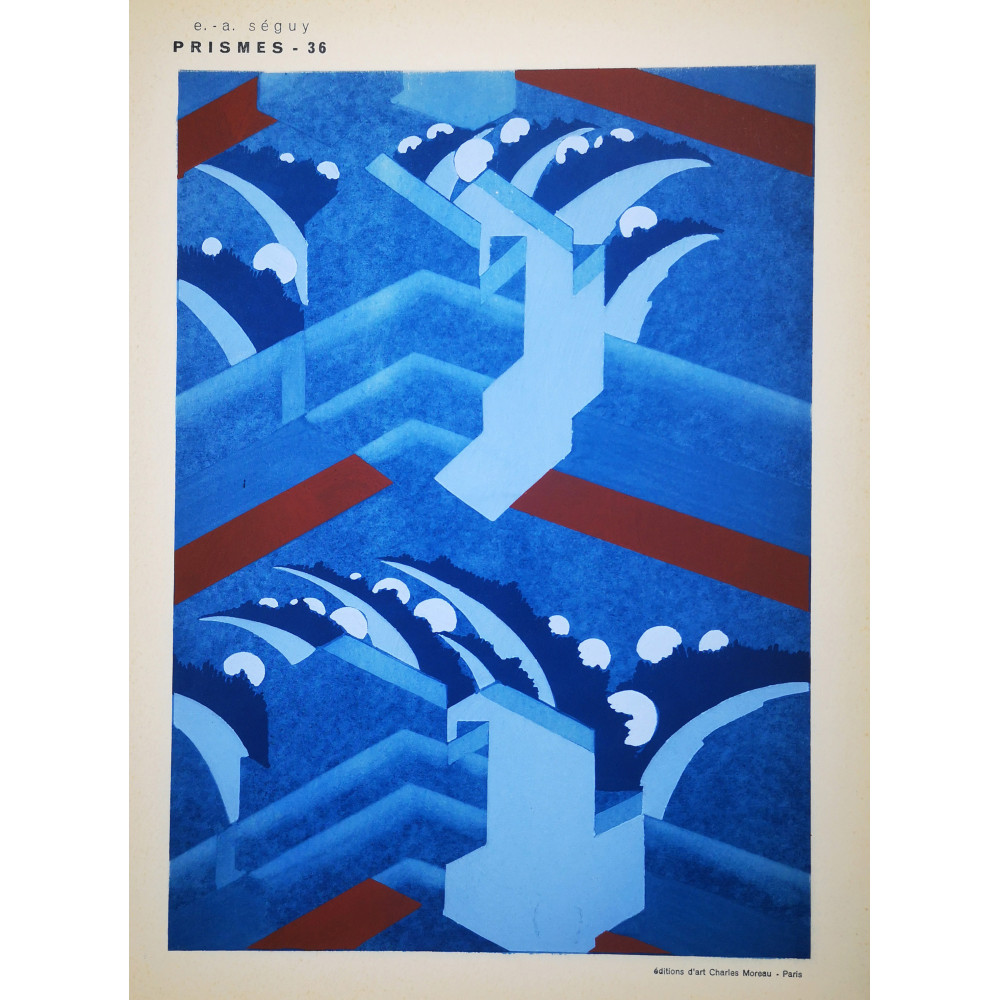 U9Y – Prismes Séguy Pochoir Print (1931) U9Y – Prismes Séguy Pochoir Print (1931)