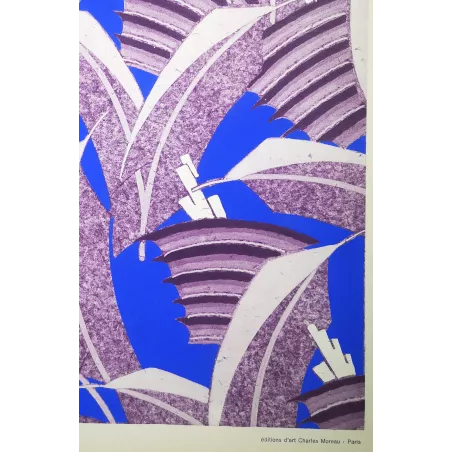 Séguy – Prismes – Plate 08– Art Nouveau – Original Pochoir