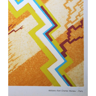 UV4 – Prismes Séguy Pochoir Print (1931)