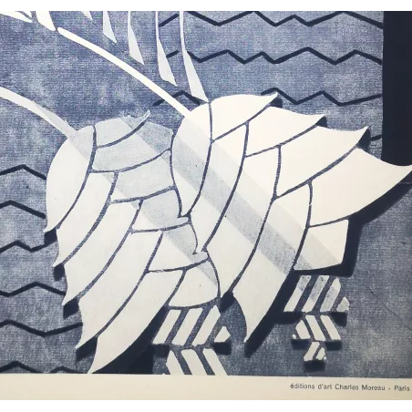Séguy – Prismes – Plate 04– Art Nouveau – Original Pochoir