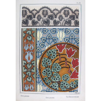 Gourd – Eugène Grasset (1896) | Original Botanical Lithograph from La Plante