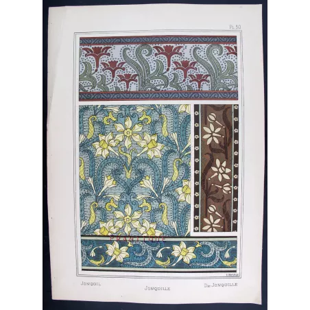 Eugène Grasset  –  Gourd –  Original Art Nouveau Print