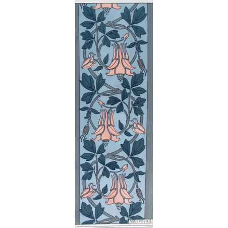 Eugène Grasset –  Columbine – Botanical Art Nouveau Print