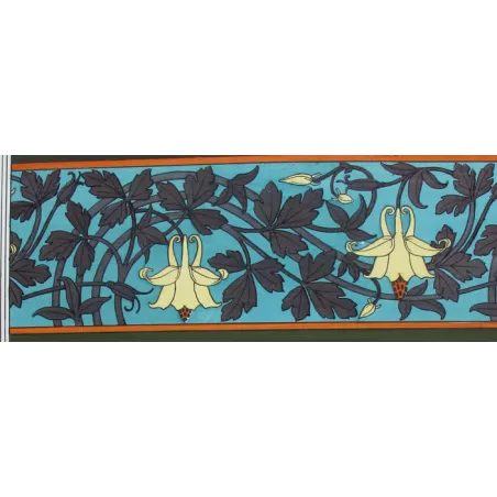 Eugène Grasset –  Columbine – Botanical Art Nouveau Print
