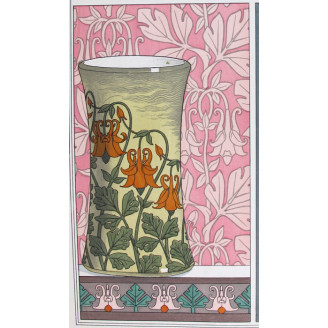 Columbine – Eugène Grasset (1896) | Original Lithograph from La Plante