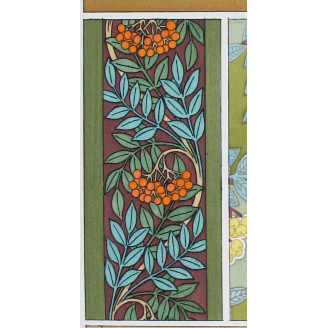 Sorb – Eugène Grasset (1896) | Original Botanical Art Nouveau Lithograph