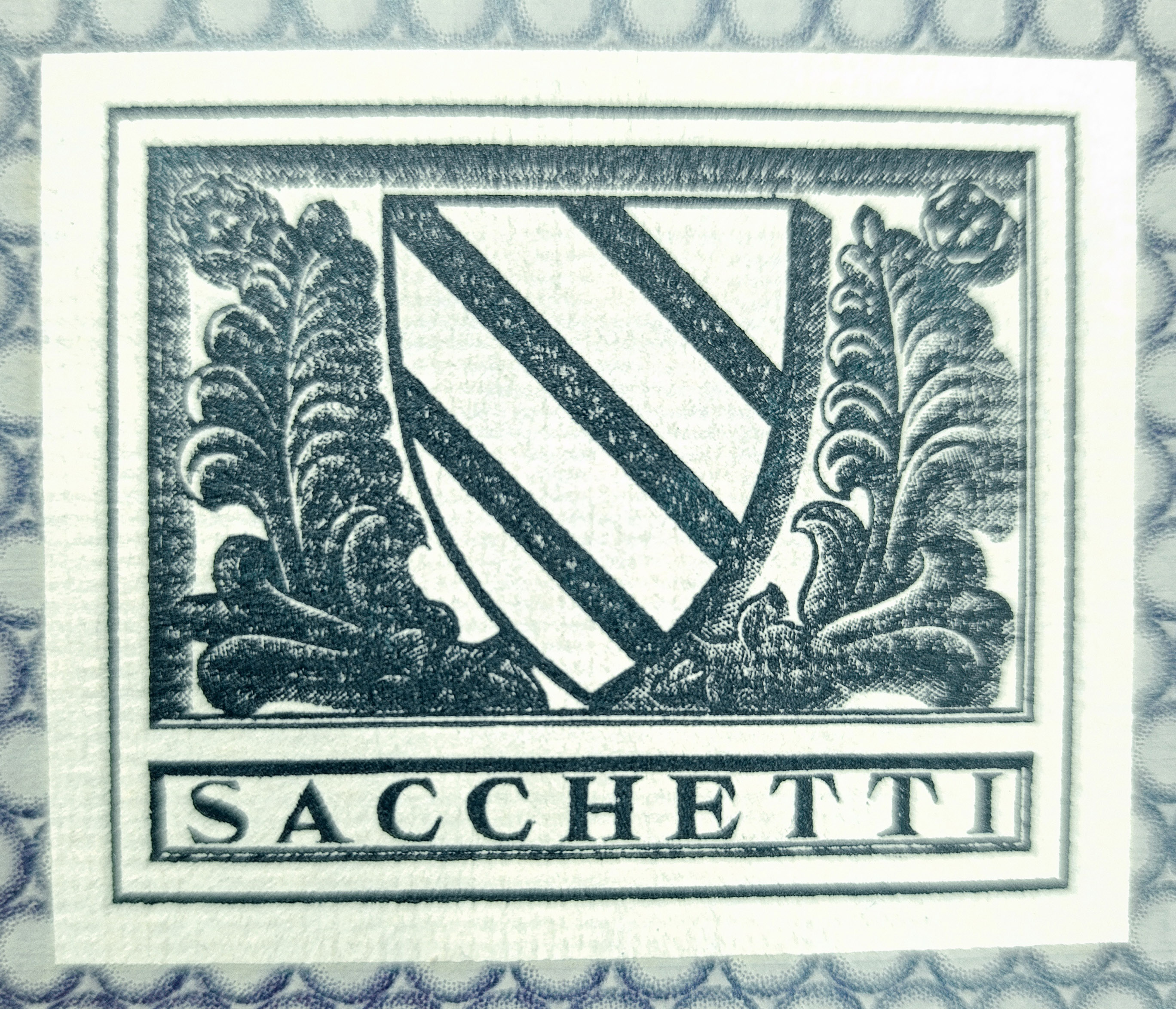 Ex Libris Sacchetti